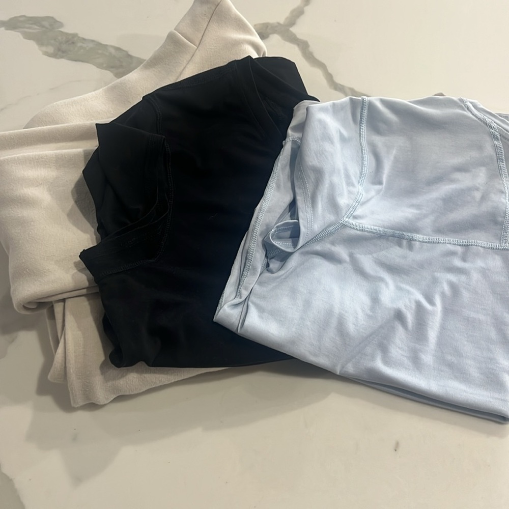 Lot of 3 Athleta Girl tops all size 14 (XL)
